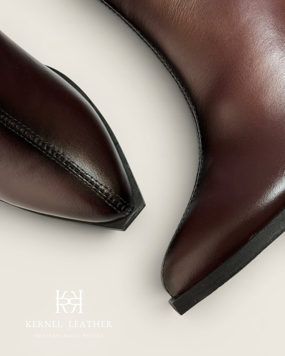 COSTURA BURGUNDY BOOTS